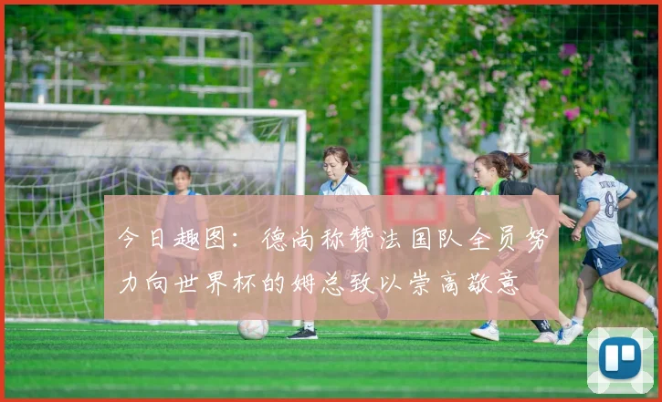 今日趣图：德尚称赞法国队全员努力向世界杯的姆总致以崇高敬意